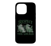 Carcasa para iPhone 14 Pro MAX Vintage Florida Respect The Locals Nature Manatee Crocodile