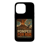 Carcasa para iPhone 14 Pro MAX Vintage Pompeya Diversión Run Antigua Roma Volcán Erupción Humor