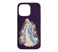 Carcasa para iPhone 14 Pro MAX Virgen María Oración Católica y Devoción Mariana