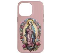 Carcasa para iPhone 14 Pro MAX Virgin Mary Blessed Christian Women Mexican Religious Art