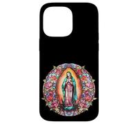 Carcasa para iPhone 14 Pro MAX Virgin Mary Lady of Guadalupe Colorful Christian Aesthetic