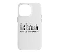 Carcasa para iPhone 14 Pro MAX Vive La Resistance Protest Sign,Resist Cat Paw Womens Rights