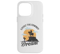 Carcasa para iPhone 14 Pro MAX Viviendo el Rodeo de sueños de Vaquero