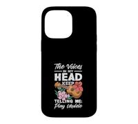 Carcasa para iPhone 14 Pro MAX Voices In My Head Telling Me Play Ukelele Tropical Flower