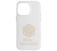 Carcasa para iPhone 14 Pro MAX Welp Nevermind Juego de Dados Roll One Fail Funny