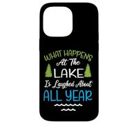 Carcasa para iPhone 14 Pro MAX What Happens At The Lake Is Laughed About All Year