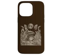 Carcasa para iPhone 14 Pro MAX Whimsy Goth Fairycore Witchy Frog Mushroom Moon Vintage