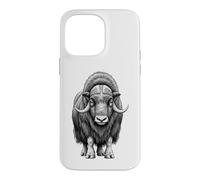 Carcasa para iPhone 14 Pro MAX Wild Musk Buey Amante Ártico Vida Silvestre Naturaleza Arte