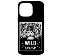 Carcasa para iPhone 14 Pro MAX Wild Spirit Tiger Quotes Summer Illustration Graphic Design