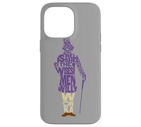 Carcasa para iPhone 14 Pro MAX Willy Wonka and The Chocolate Factory Text Silhouette