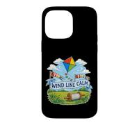 Carcasa para iPhone 14 Pro MAX Wind Line Calm Cometa Carrete Viento