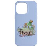 Carcasa para iPhone 14 Pro MAX Womens Girls Cottagecore Magical Frog Toad Snail Goblincore