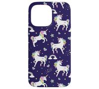 Carcasa para iPhone 14 Pro MAX Womens Kids Girls Pretty Unicorn Pattern
