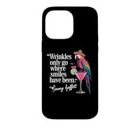 Carcasa para iPhone 14 Pro MAX Wrinkles Only Go Where Smiles Have Been Cute Parrot Mexican