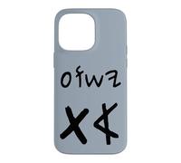 Carcasa para iPhone 14 Pro MAX Yeshua Aleph TAV Jesús Primero Último en Paleo Hebreo (Negro)