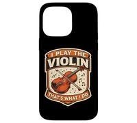 Carcasa para iPhone 14 Pro MAX Yo toco el violín eso es lo Que Hago Profesor Violinista Vintage