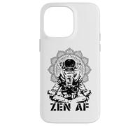 Carcasa para iPhone 14 Pro MAX Yoga Astronauta Zen AF Divertido Mandala Meditación Lotus Pose