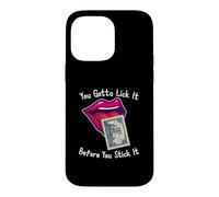 Carcasa para iPhone 14 Pro MAX You Gotta Lick It Before You Stick It Funny Adult Joke