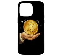 Carcasa para iPhone 14 Pro MAX Z Coin Crypto Crypto Design Camiseta para el Amor de la Moneda Digital