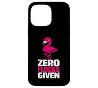 Carcasa para iPhone 14 Pro MAX Zero Flocks Given Flamenco Rosa Humor sarcástico