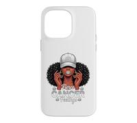 Carcasa para iPhone 14 Pro MAX Zodiac Cancer Inspired Afro Women White Grey Cap Black Girl