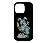 Carcasa para iPhone 14 Pro MAX Zombie Goth Bunny Esqueleto Chica EMO Kawaii Goth Chica