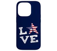 Carcasa para iPhone 14 Pro Me Encanta la Bandera de la Libertad de EE. UU., Que Dice Que es una au Pair Orgullosa Patriota