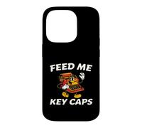 Carcasa para iPhone 14 Pro Mechanical Keyboard Feed Me Key Caps Retro Typist