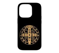 Carcasa para iPhone 14 Pro Medalla de San Benito Pax Paz y Protección