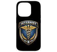 Carcasa para iPhone 14 Pro Médico Internista Medicina General Interna Caduceo