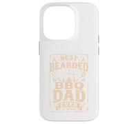 Carcasa para iPhone 14 Pro Mejor Barbacoa Barbudo Dad Ever Carne Fumar Barbacoa Parrilla