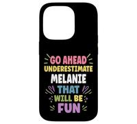 Carcasa para iPhone 14 Pro Melanie Personalized Women's Gift Custom Melanie