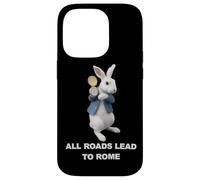 Carcasa para iPhone 14 Pro Meme Divertido del Conejo AI: Todos Los Caminos Conducen A