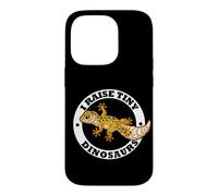 Carcasa para iPhone 14 Pro Mens Womens Kids I Raise Tiny Dinosaurs Leopard Gecko Lover