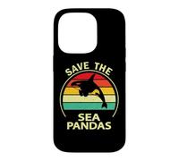 Carcasa para iPhone 14 Pro Mens Womens Killer Whale Save The Sea Pandas Orca Lover