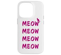 Carcasa para iPhone 14 Pro Meow Meow Meow Meow - Cat Song Rescue Staff & Volunteers