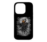 Carcasa para iPhone 14 Pro Mercenario de arpillera como Motivo de Halloween de Jinete