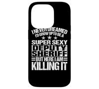 Carcasa para iPhone 14 Pro Merchandising de Deputy Sheriff - Divertido e Impresionante diseño de Sheriffs
