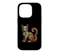 Carcasa para iPhone 14 Pro Mexican Alebrije Cat