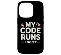 Carcasa para iPhone 14 Pro Mi código se Ejecuta yo no | Coding Joke Funny Software Engineer