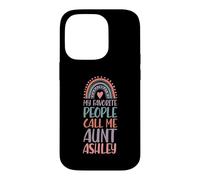 Carcasa para iPhone 14 Pro Mi Gente Favorita me Llama tía Ashley Nombre tía