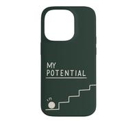 Carcasa para iPhone 14 Pro Mi potencial Motivación Graciosa Humor Perezoso Sarcasmo