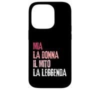 Carcasa para iPhone 14 Pro MIA La Donna Il Mito La Leggenda Festa di Compleanno