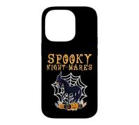 Carcasa para iPhone 14 Pro Miedo Halloween Unicornio Amante de Caballos Spooky Night-Mares