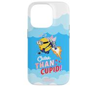 Carcasa para iPhone 14 Pro Minions Cuter Than Cupid