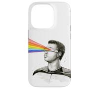 Carcasa para iPhone 14 Pro Mira el Retrato de Ciencia ficción de Rainbow Visor