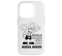 Carcasa para iPhone 14 Pro Misha Moose Mishaoblast Divertido Soviético Retro Propaganda