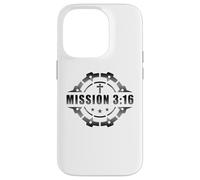 Carcasa para iPhone 14 Pro Mission 3:16 - Christian Faith Church Ministry Soldier