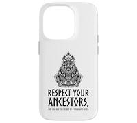 Carcasa para iPhone 14 Pro Mitología vikinga - Respeta a Tus antepasados - Dios nórdico Odin