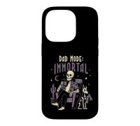 Carcasa para iPhone 14 Pro Modo Papá Esqueleto Inmortal Halloween Papá Más Allá Humor